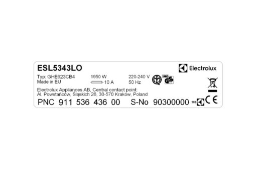 Máy rửa chén âm tủ Electrolux ESL5343LO