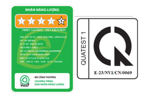 Điều hoà 2 chiều Gree Inverter 1 HP CHARM9HI