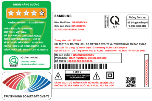 Smart Tivi QLED 4K 75 inch Samsung QA75Q80C