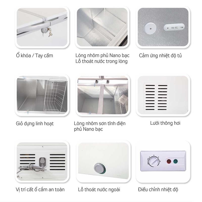 Tủ đông Kangaroo KG 566C2 - 566L