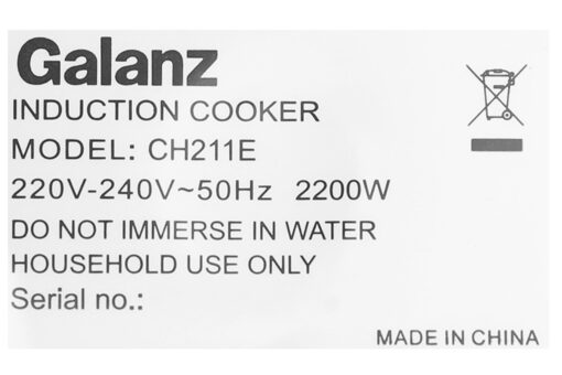 Bếp điện từ Galanz CH211E
