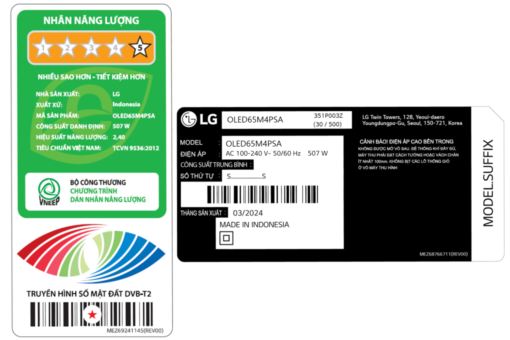 Smart Tivi OLED LG 4K 65 inch 65M4PSA