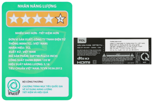 Google TV TCL 4K 55 inch 55P79B Pro