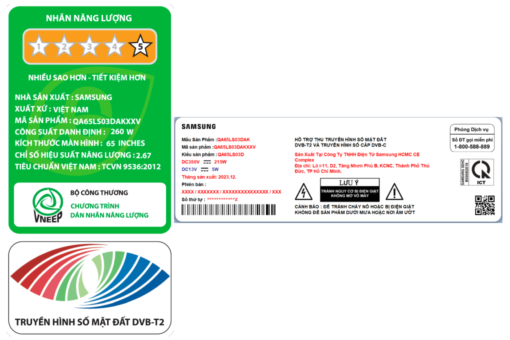 Smart Tivi Khung Tranh The Frame QLED Samsung 4K 65 inch QA65LS03D
