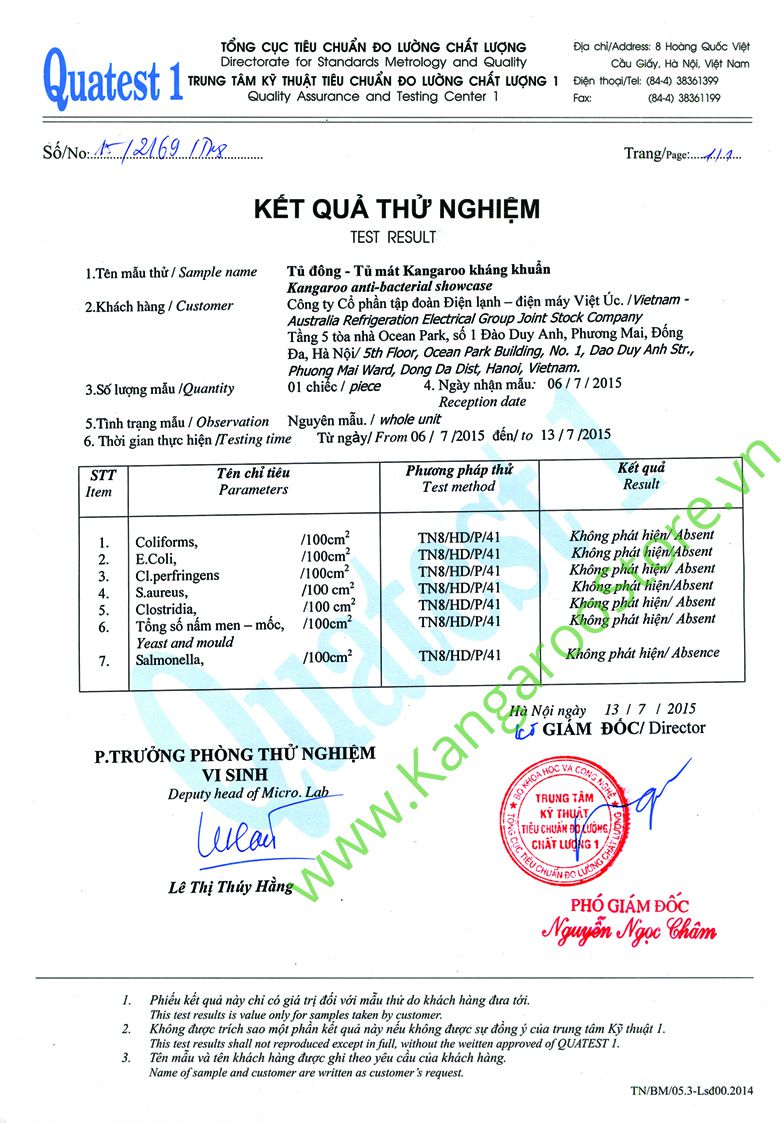 Tủ đông kháng khuẩn Kangaroo KG566VC2