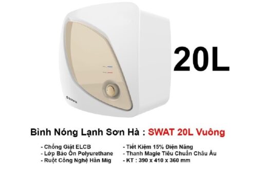Bình nóng lạnh Sơn Hà 20L SWAT 20V