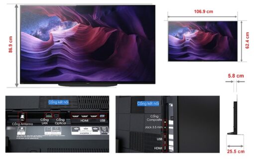 OLED TV 4K 48 inch Sony 48A9S UHD mẫu 2020