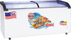 Tủ đông mặt kính cong Denver AS-1580K
