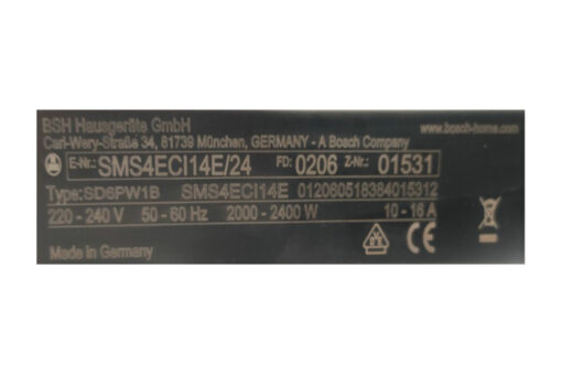 Máy rửa chén độc lập Bosch SMS4ECI14E