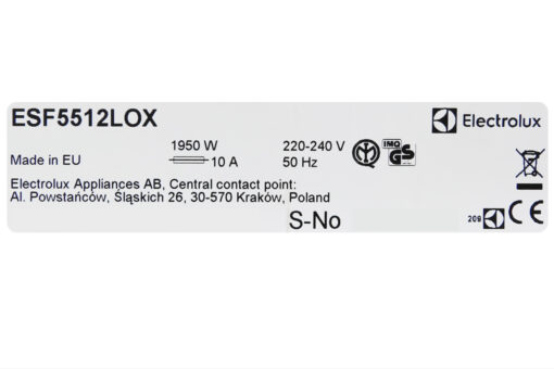 Máy rửa bát Electrolux ESF5512LOX 1950W