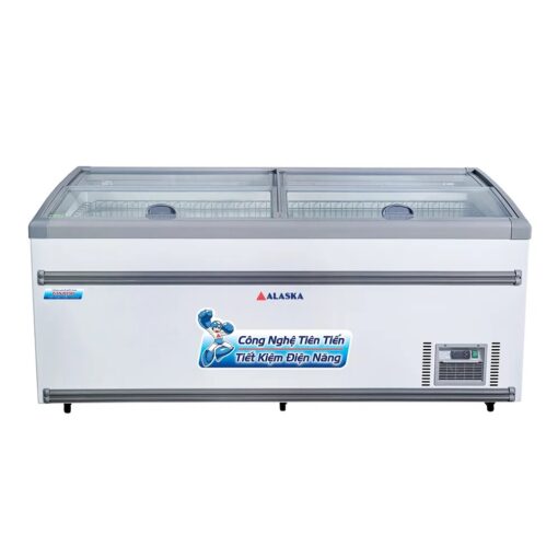 Tủ bày hàng kính phẳng 650 lít Alaska KN-650