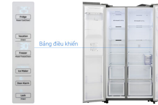 Tủ lạnh Samsung Inverter 617 lít RS64R5101SL/SV