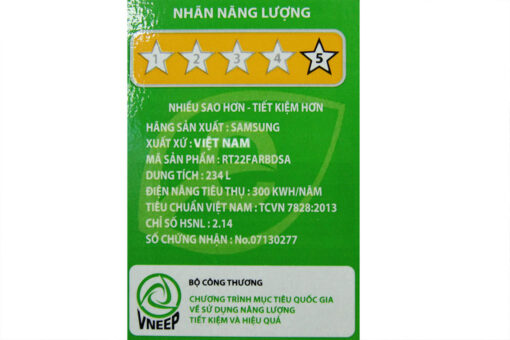 Tủ lạnh Samsung 234 lít RT22FARBDSA