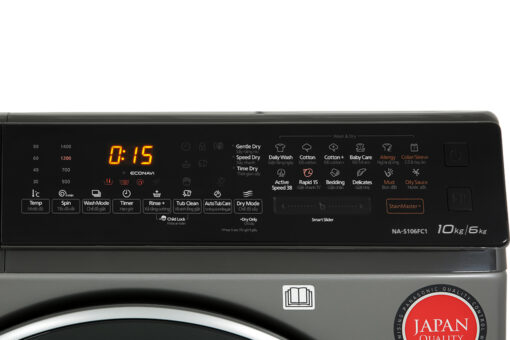 Máy giặt sấy Panasonic Inverter 10 kg NA-S106FC1LV