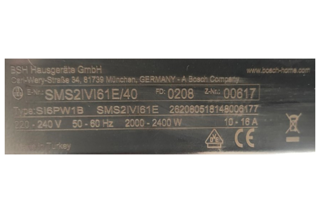 Máy rửa bát độc lập Bosch SMS2IVI61E