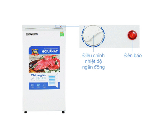 Tủ đông đứng Hòa Phát HUF 350SR1 / HPF UAH6147 (147L)