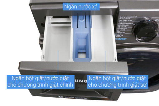 Máy giặt Samsung Inverter 21 kg WA21M8700GV/SV