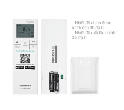 Điều hòa Panasonic 12000BTU 1 chiều inverter cao cấp XU12BKH-8