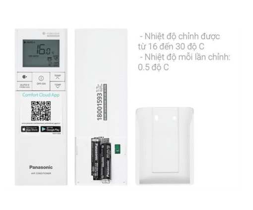 Điều hòa Panasonic 9000BTU 1 chiều inverter cao cấp XU9BKH-8
