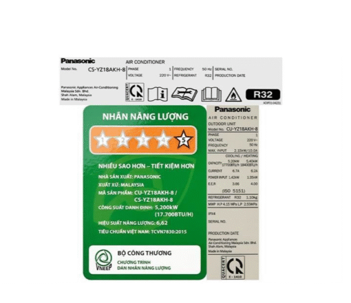 Điều hòa Panasonic 2 chiều 18.000BTU inverter YZ18AKH-8