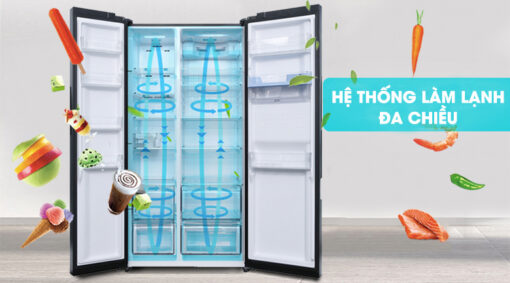 Tủ lạnh Aqua Inverter 576 lít AQR-IG696FS GD