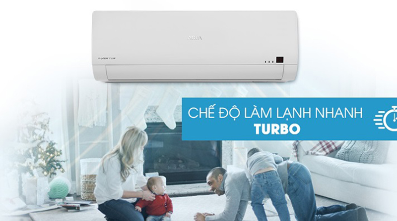 Điều hòa Aqua 1 chiều Inverter 9000 BTU AQA-KRV9WGSB/ AQA-CRV9WGSB