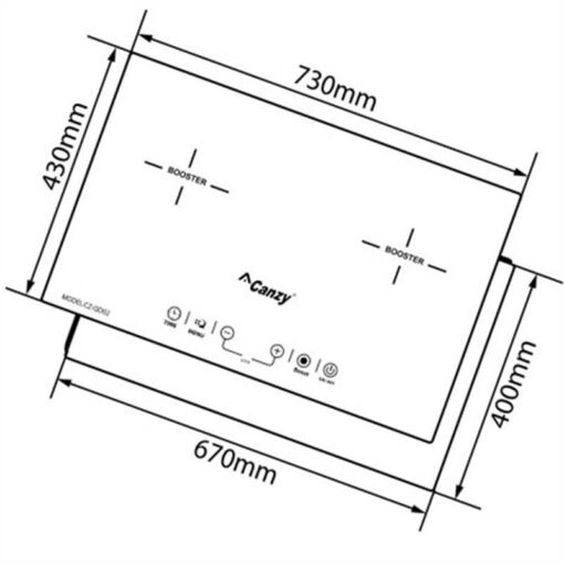 Bếp từ Canzy CZ-QH02 Cao Cấp