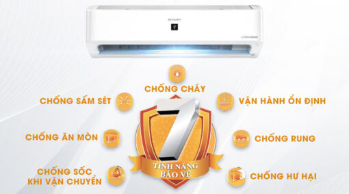 Máy lạnh Sharp Inverter 1.5 HP AH-XP13YHW