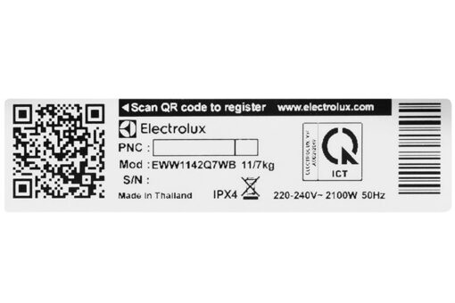 Máy giặt sấy Electrolux Inverter 11 kg EWW1142Q7WB