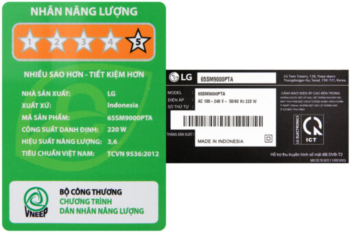 Smart Tivi NanoCell LG 4K 65 inch 65SM9000PTA