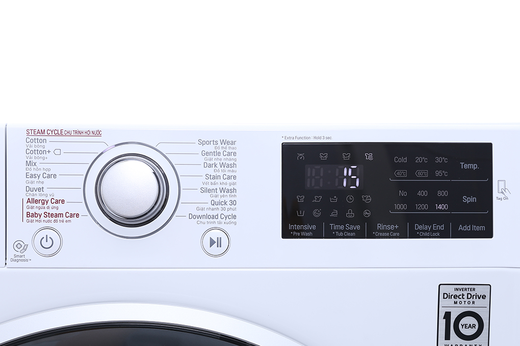 Máy giặt LG Inverter 8 kg FC1408S4W1