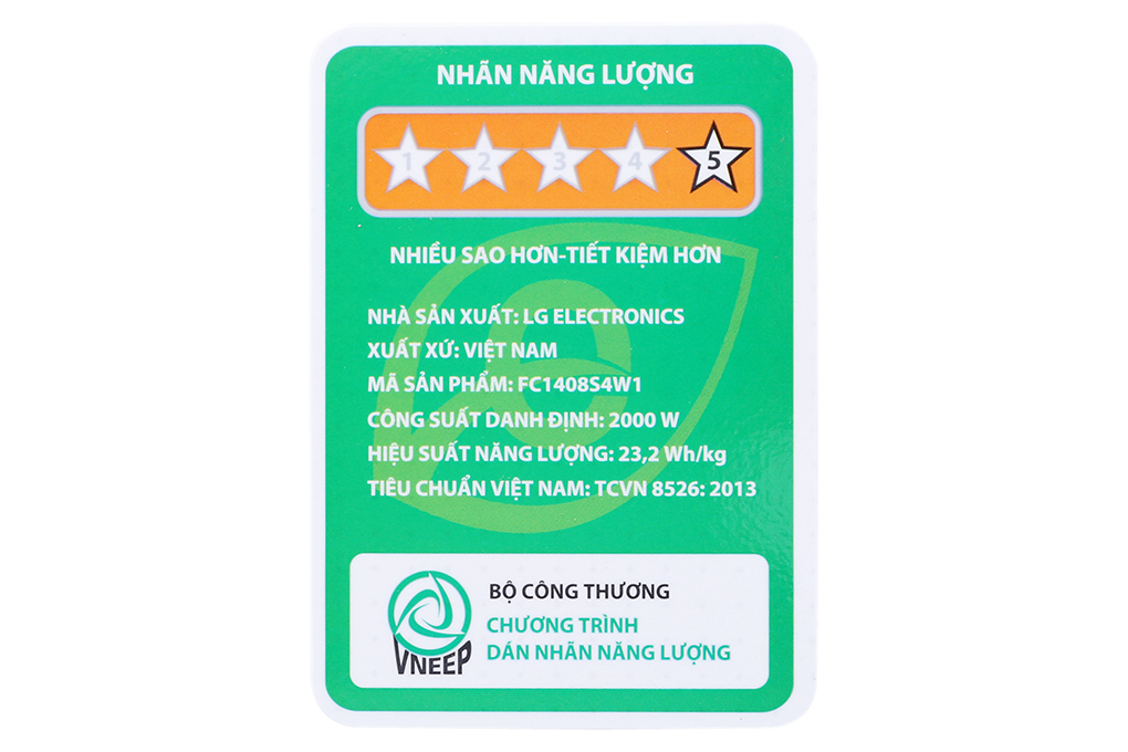 Máy giặt LG Inverter 8 kg FC1408S4W1