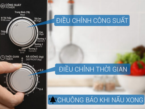Lò vi sóng SHARP R-G222VN-S 20 lít