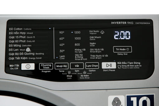 Máy giặt Electrolux Inverter 9 Kg EWF9025BQSA