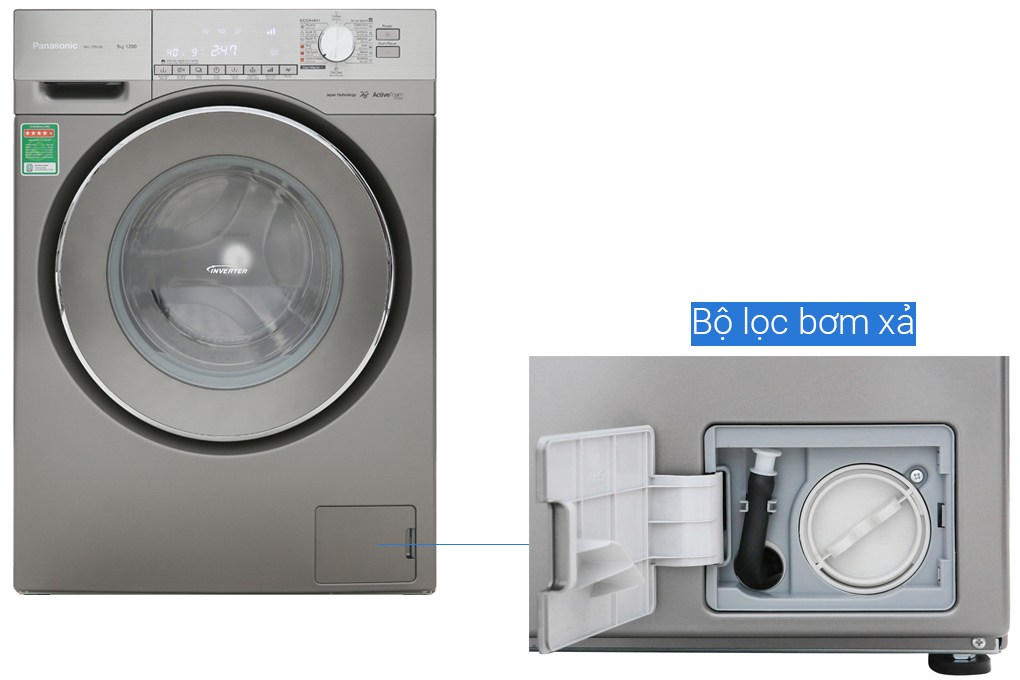 Máy giặt Panasonic Inverter 9 Kg NA-129VX6LV2