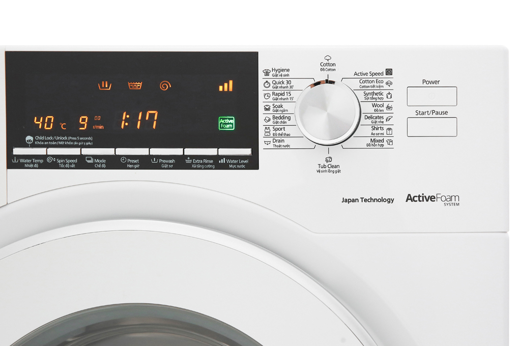 Máy giặt Panasonic Inverter 8 Kg NA-128VG6WV2