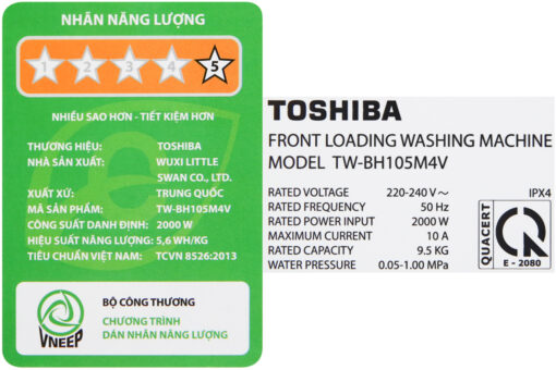 Máy giặt Toshiba Inverter 9.5 kg TW-BH105M4V SK