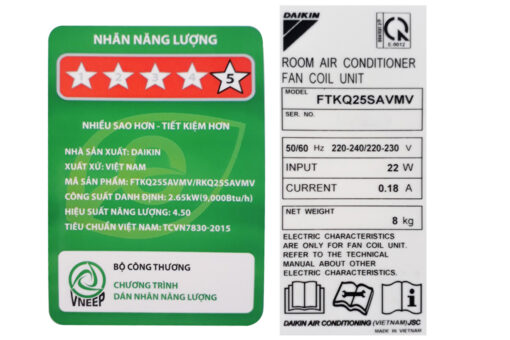 Điều hòa Daikin Inverter 9000 BTU FTKQ25SAVMV