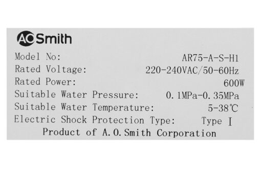 Máy lọc nước RO có nước nóng AOSmith AR75-A-S-H1 3 lõi