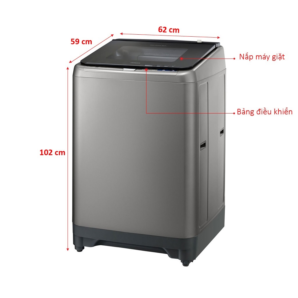 Máy giặt 18 Kg Hitachi SF-180XWV SL lồng đứng