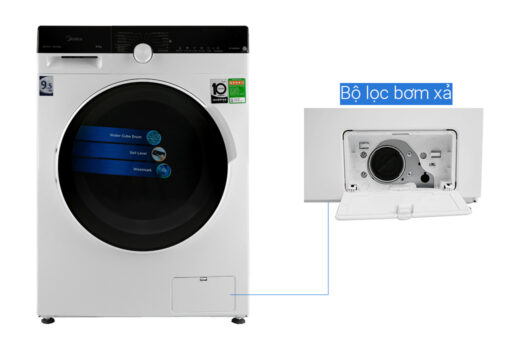 Máy giặt Midea Inverter 9.5 Kg MFK95-1401WK Mới 2020