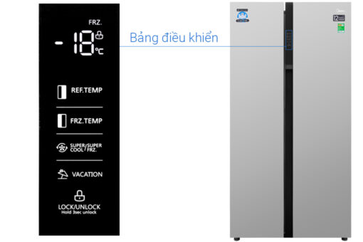 Tủ lạnh Midea Inverter 530 lít MRC-690SS