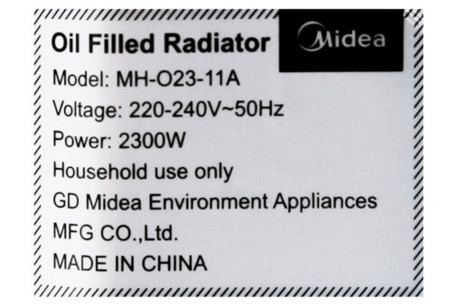 Quạt sưởi dầu Midea MH-O23-11A