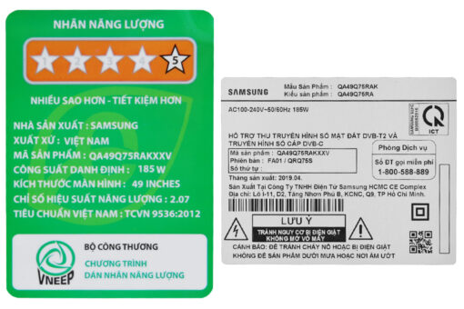 Smart Tivi QLED Samsung 4K 49 inch QA49Q75R