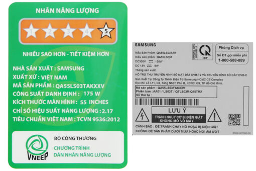 Smart Tivi QLED Samsung 4K 55 inch QA55LS03T