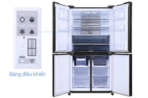 Tủ lạnh Sharp SJ-FX600V-SL 4 cánh cửa Inverter
