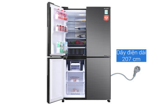 Tủ lạnh Sharp SJ-FX600V-SL 4 cánh cửa Inverter