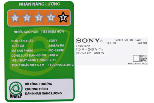 Android Tivi OLED Sony 4K 65 inch KD-65A8F