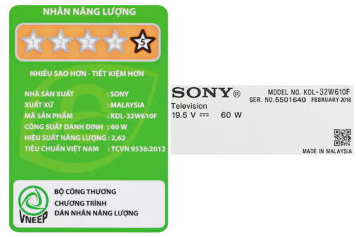 Smart Tivi Sony 32 inch KDL-32W610F