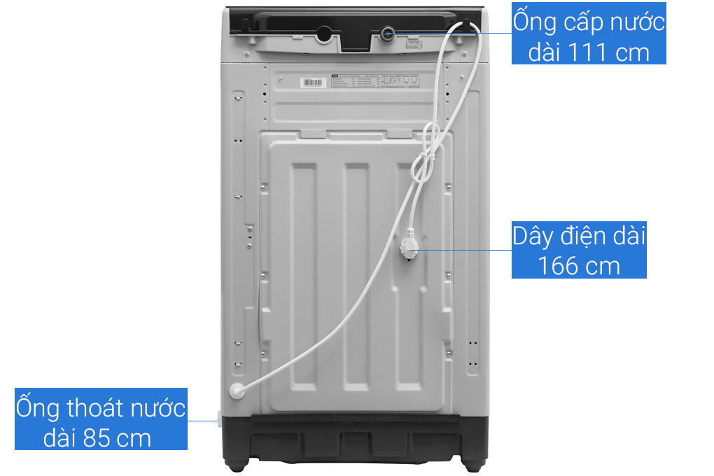 Máy giặt TCL 8 Kg TWA80-B302GM